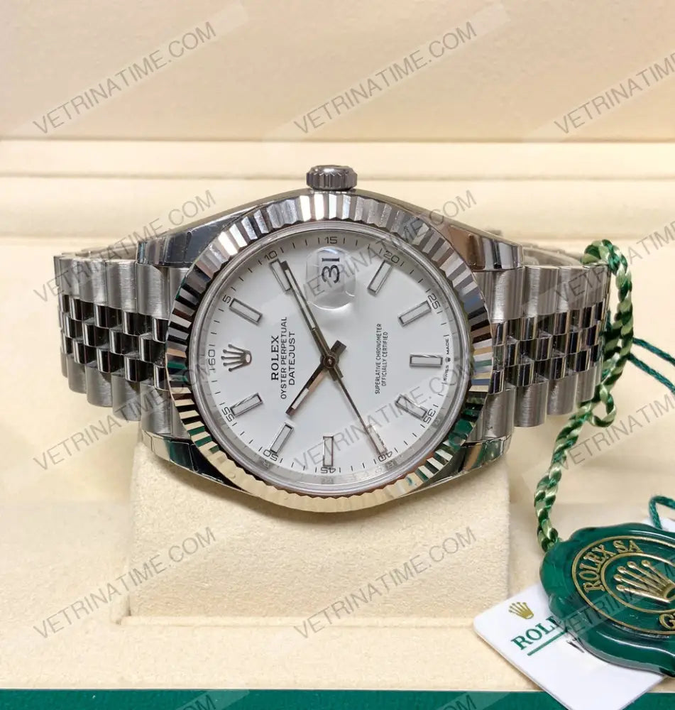 Datejust 36Mm Jubilè Bianco Orologi Da Polso