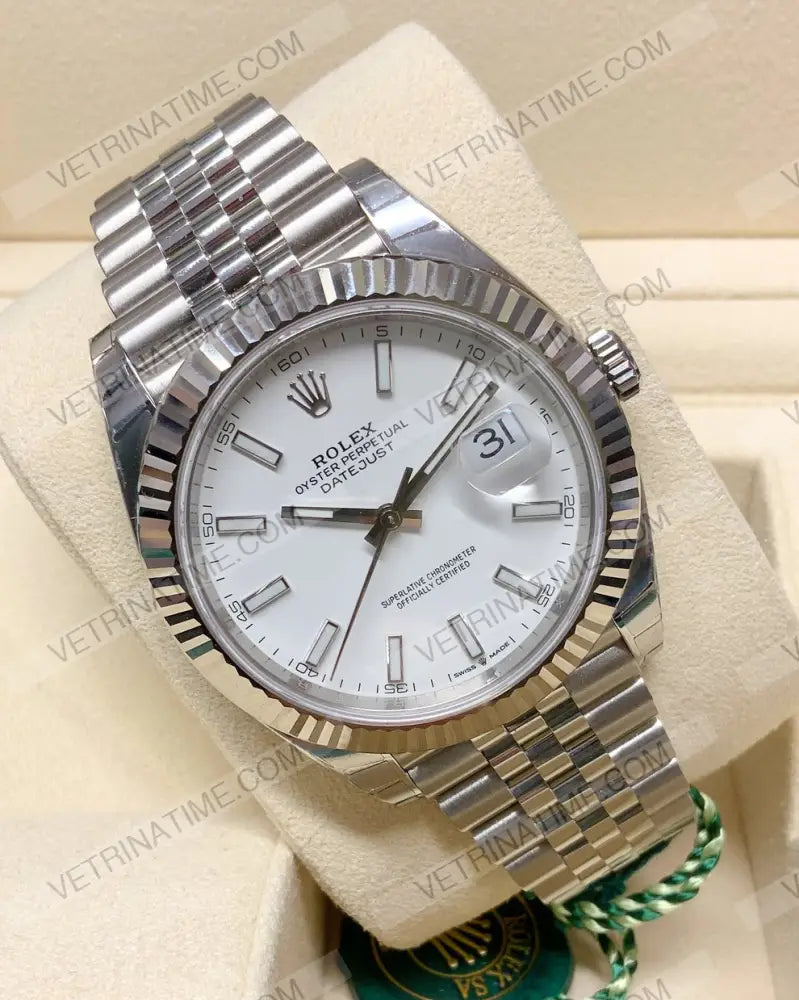 Datejust 36Mm Jubilè Bianco Orologi Da Polso