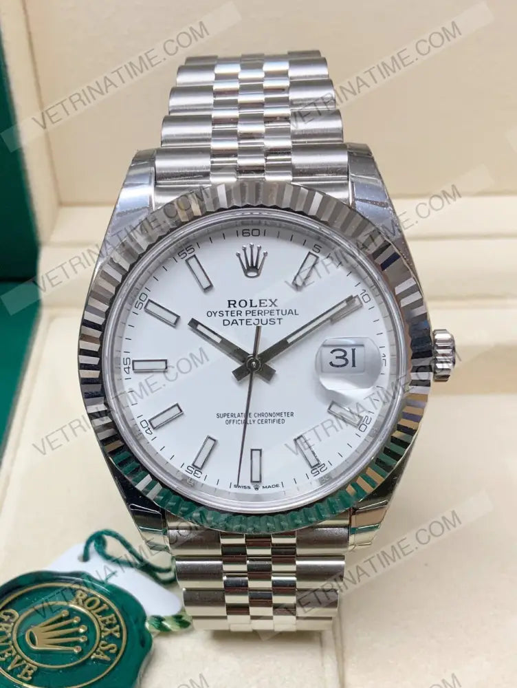 Datejust 36Mm Jubilè Bianco Orologi Da Polso