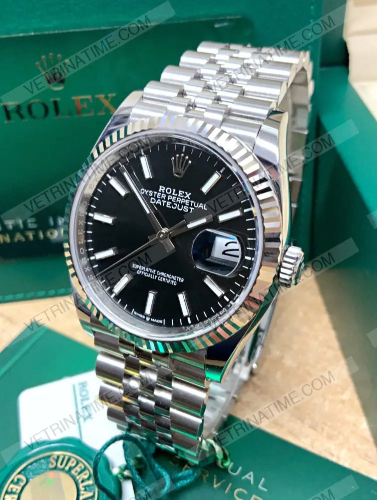 repliche rolex - Datejust 36mm jubilè nero - rolex replica