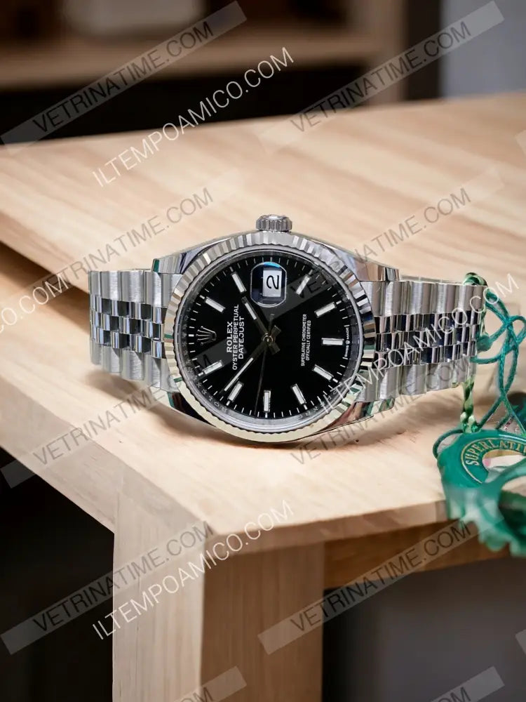 repliche rolex - Datejust 41mm jubile nero - rolex replica