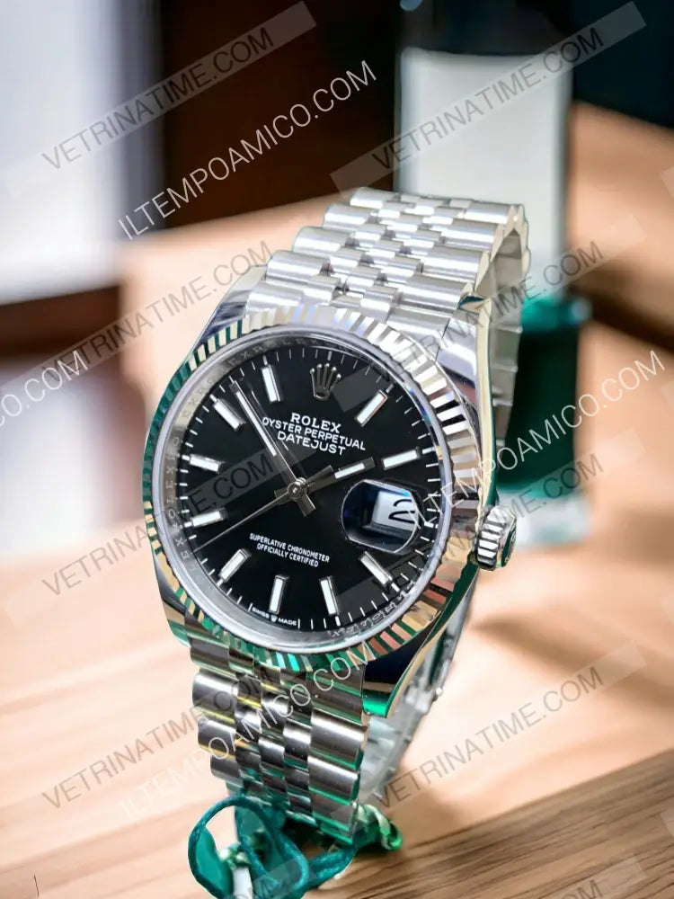 repliche rolex - Datejust 41mm jubile nero - rolex replica