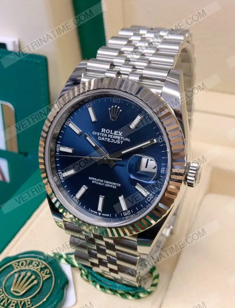 repliche rolex - Datejust 41mm jubilee blu - rolex replica