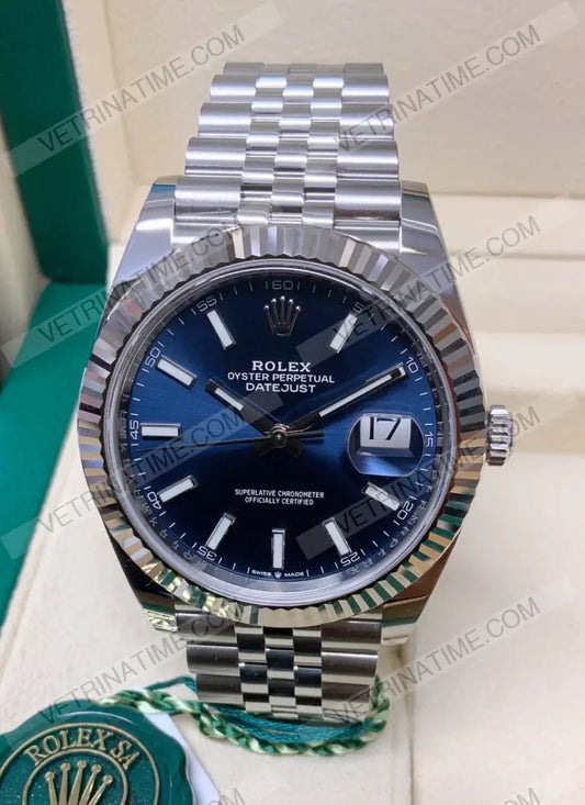 repliche rolex - Datejust 41mm jubilee blu - rolex replica