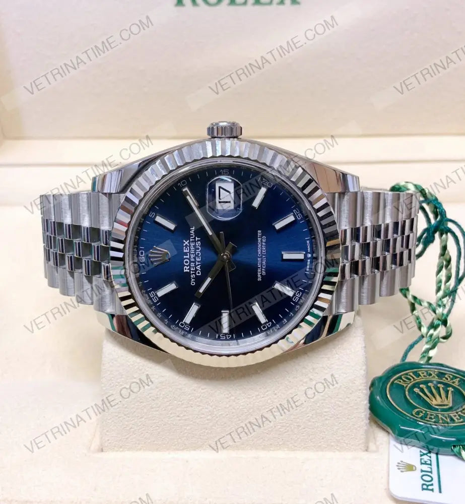 repliche rolex - Datejust 41mm jubilee blu - rolex replica