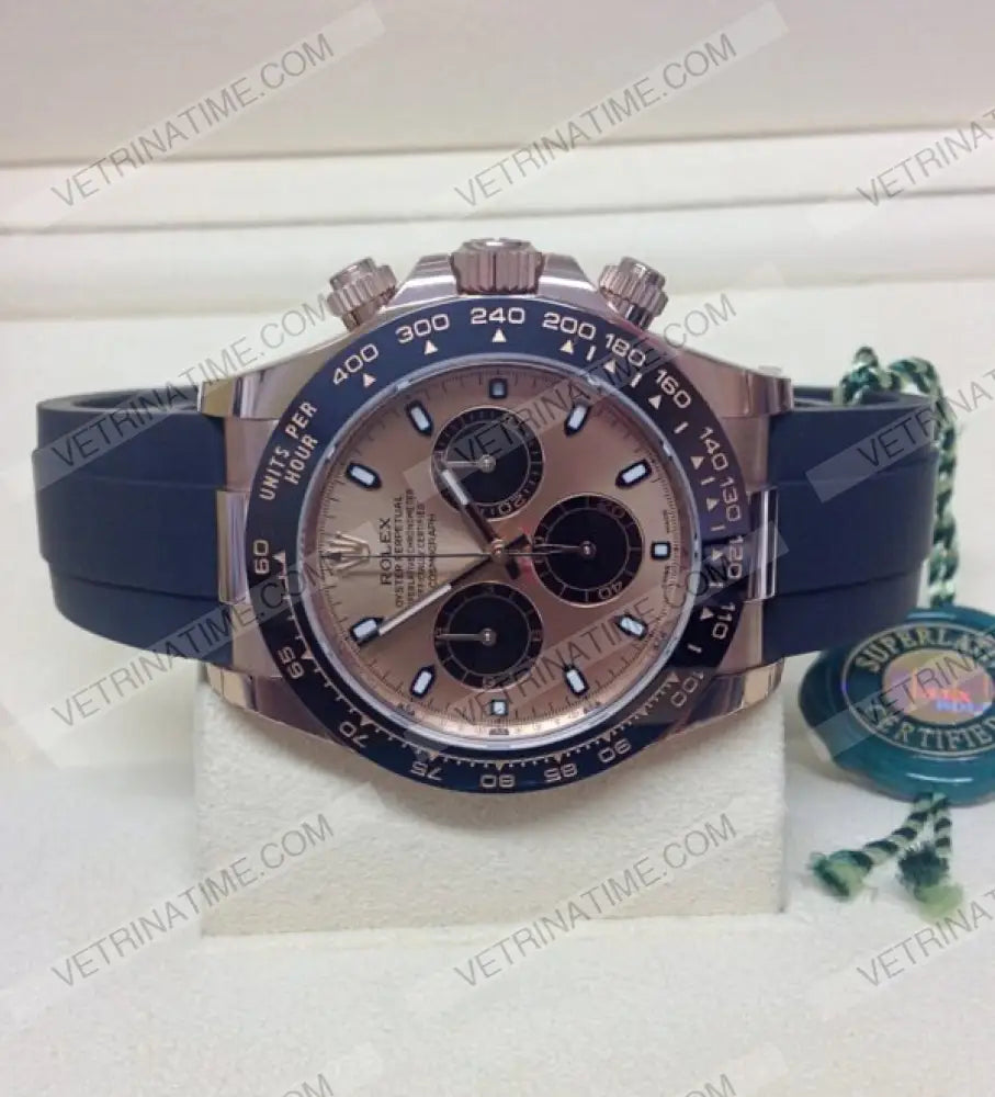 repliche rolex - Daytona oro rosa caucciù - rolex replica