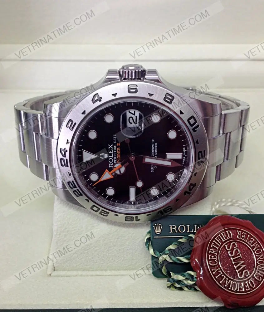 repliche rolex - Explorer II acciaio 42mm nero - rolex replica