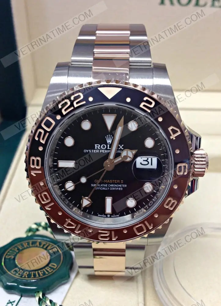 Gmt Master Ii Acciaio Oro Rosa Orologi Da Polso