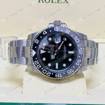 repliche rolex - GMT Master II Oyster nero e grigio - rolex replica