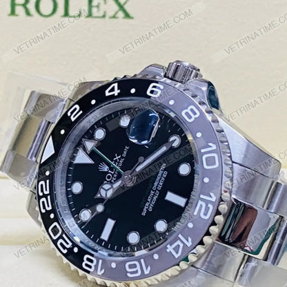 repliche rolex - GMT Master II Oyster nero e grigio - rolex replica