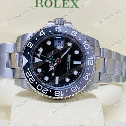 repliche rolex - GMT Master II Oyster nero e grigio - rolex replica