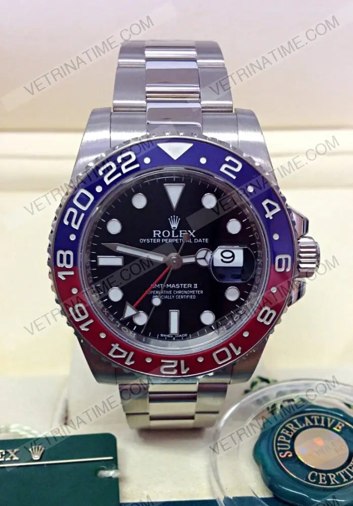 repliche rolex - GMT Master II Pepsi oyster - rolex replica