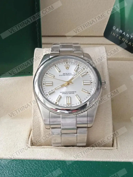 Oyster Perpetual 36Mm Silver Orologi Da Polso