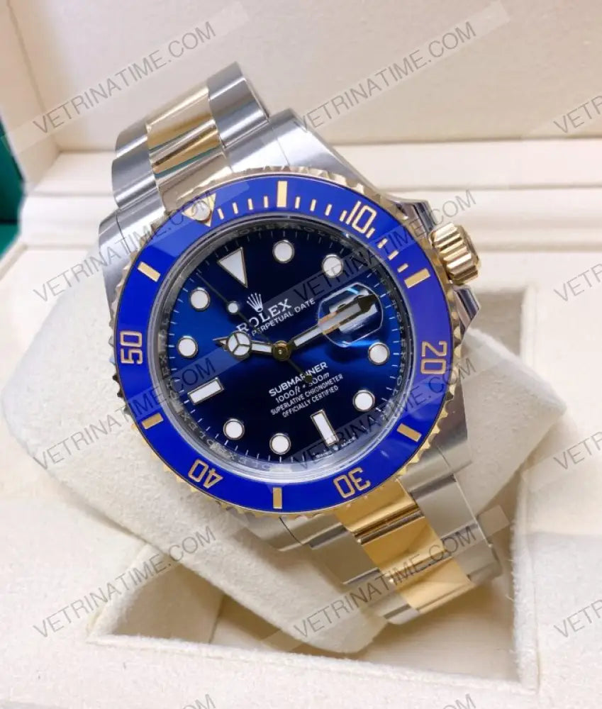 repliche rolex - Submariner acciaio e oro blu 41mm - rolex replica