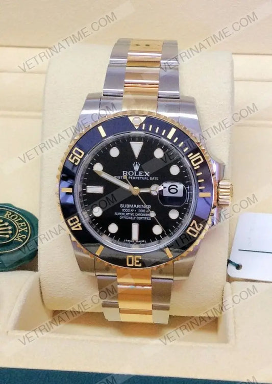 repliche rolex - Submariner acciaio e oro nero 41mm - rolex replica