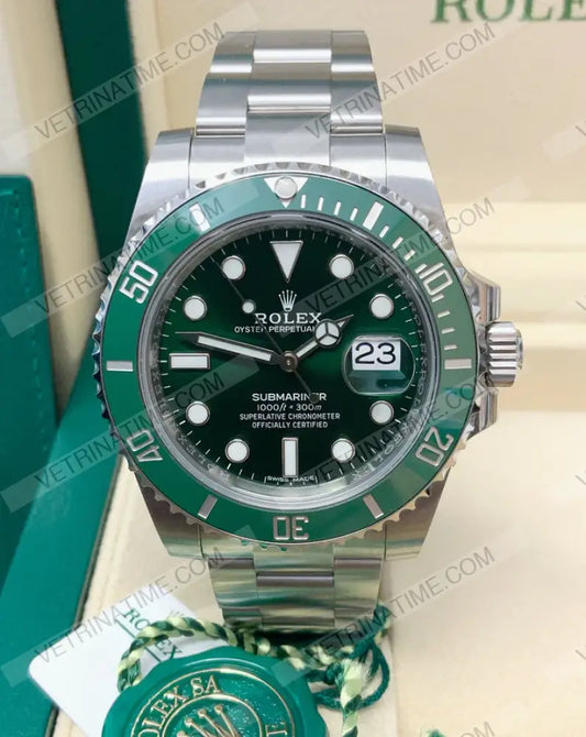 Submariner Verde Hulk 40Mm Orologi Da Polso